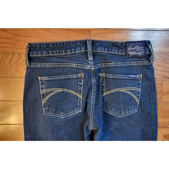 Levi Strauss Women’s Signature Bootcut Blue Misses Size 4 Denim Jeans - Picture 13 of 14